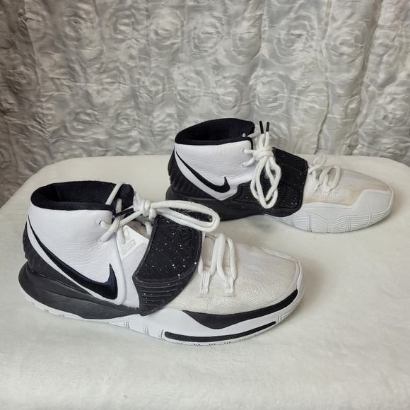 Nike Kyrie 6 TB White Black Oreo Cement Brooklyn Nets Mens Shoes 10.5 CK5869101 main image 5